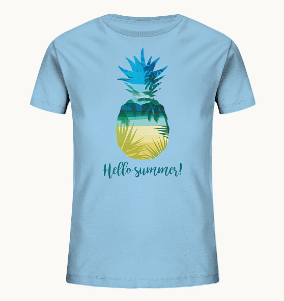 Hello Summer - Kids Organic Shirt