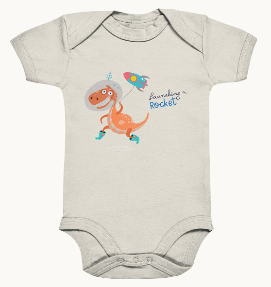 Dino - Rakete - Baby Bodysuite